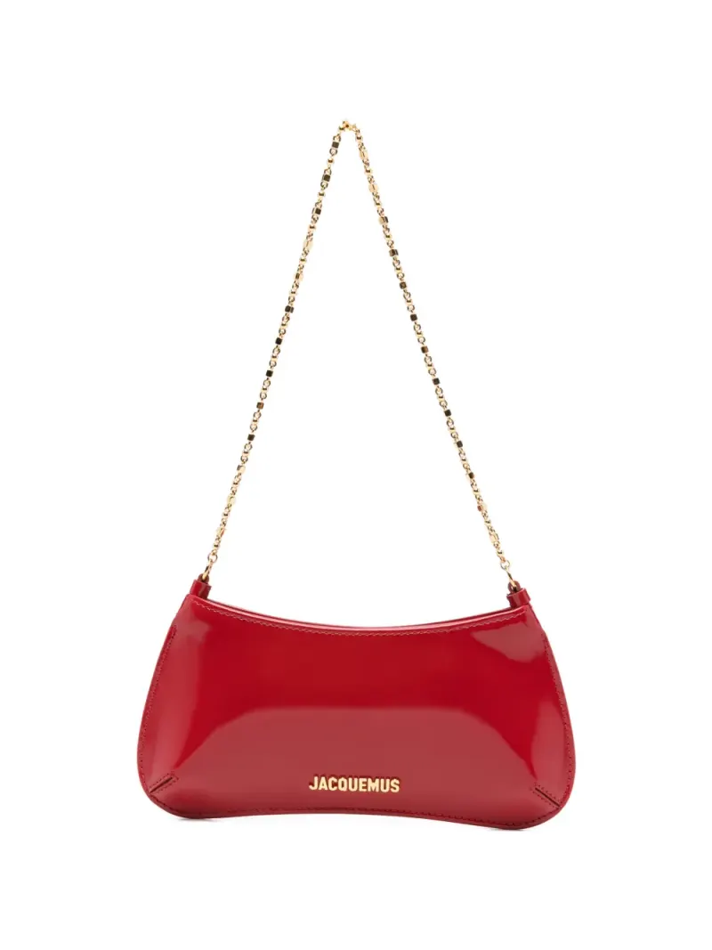 Jacquemus logo-plaque chain-link shoulder bag