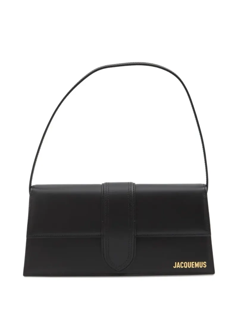 Jacquemus long Bambino shoulder bag in Schwarz
