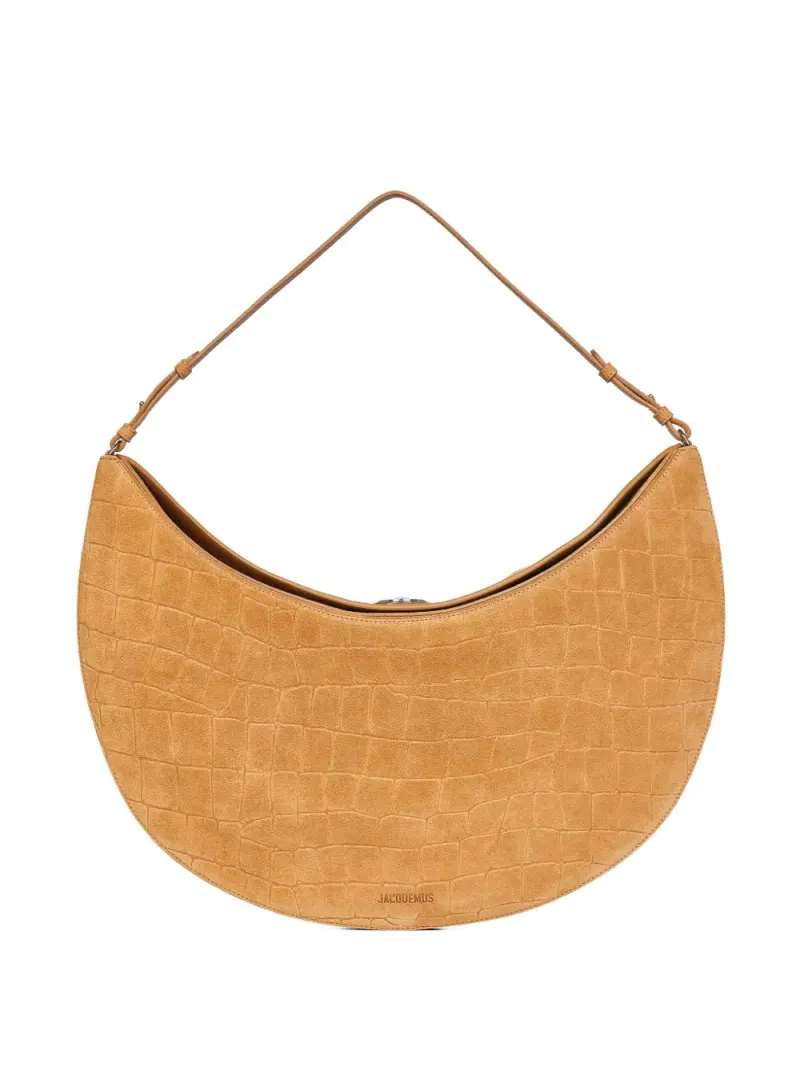 Jacquemus Ovalo Schultertasche in Braun