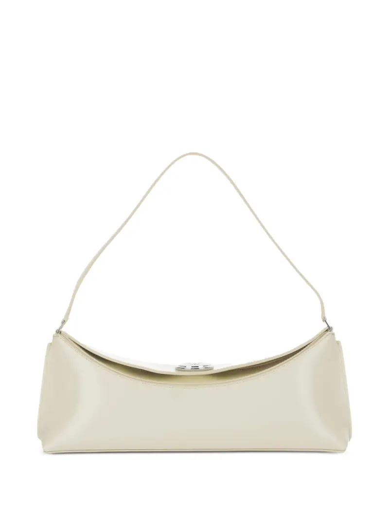 Jacquemus Schultertasche aus Leder in Nude
