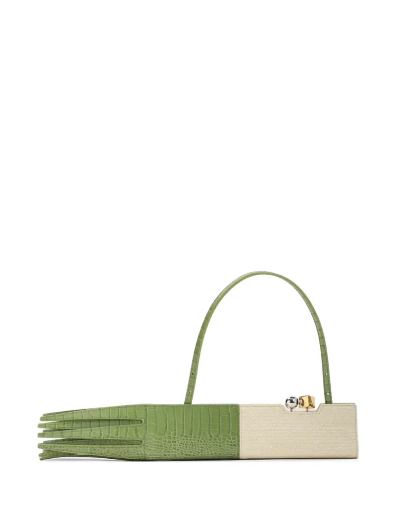 Jacquemus The Poireau Clutch in Grün