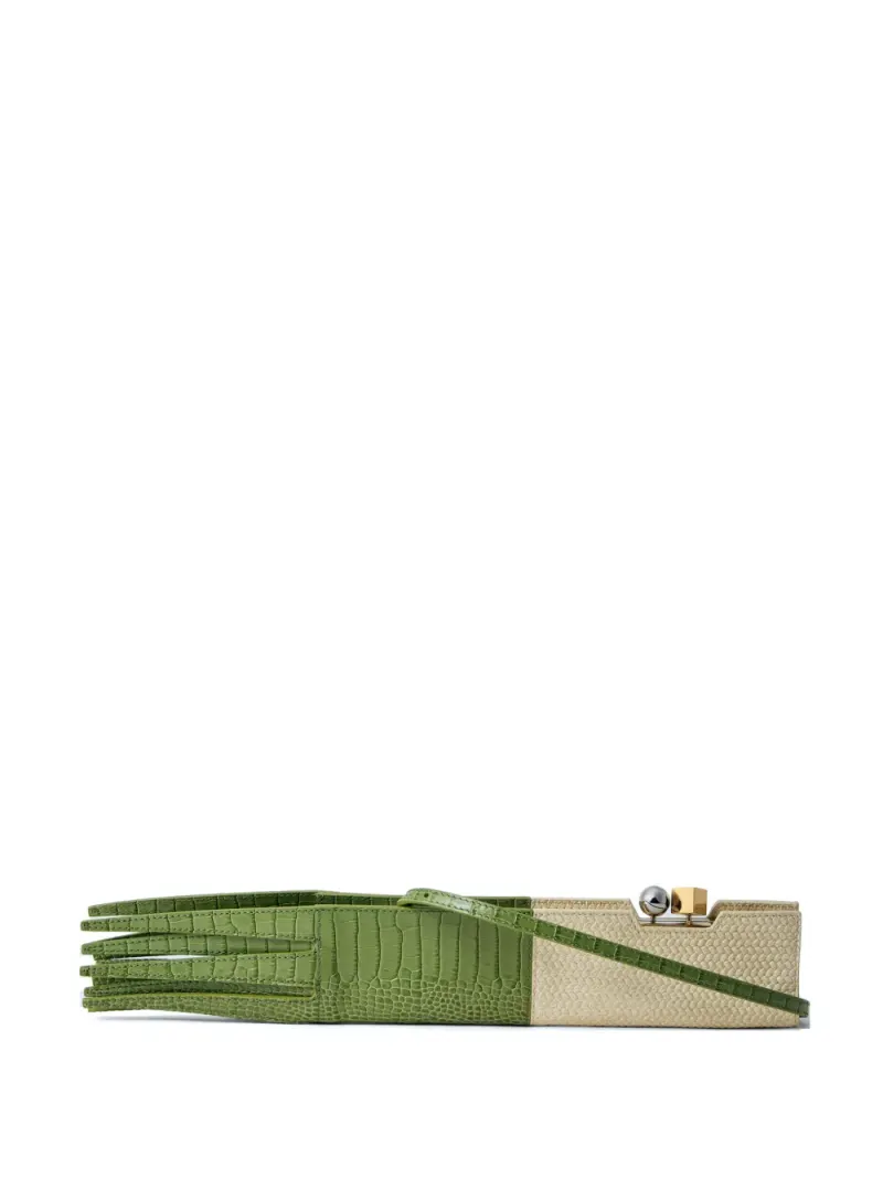Jacquemus The Poireau Clutch in Grün