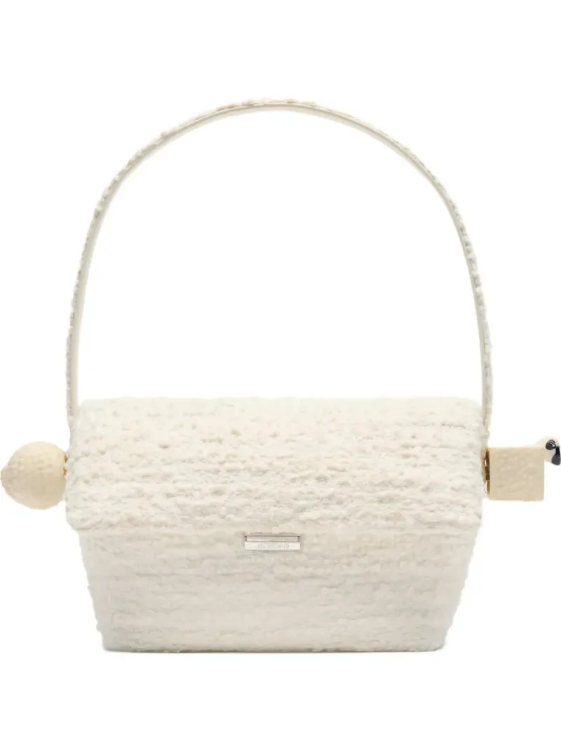 Jacquemus The Rond Carré Schultertasche in Weiß