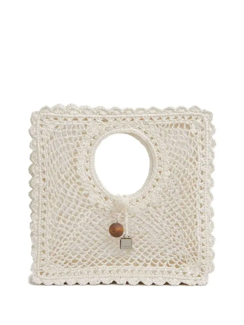 Jacquemus Kleiner The Spiaggia Tote Bag in Nude
