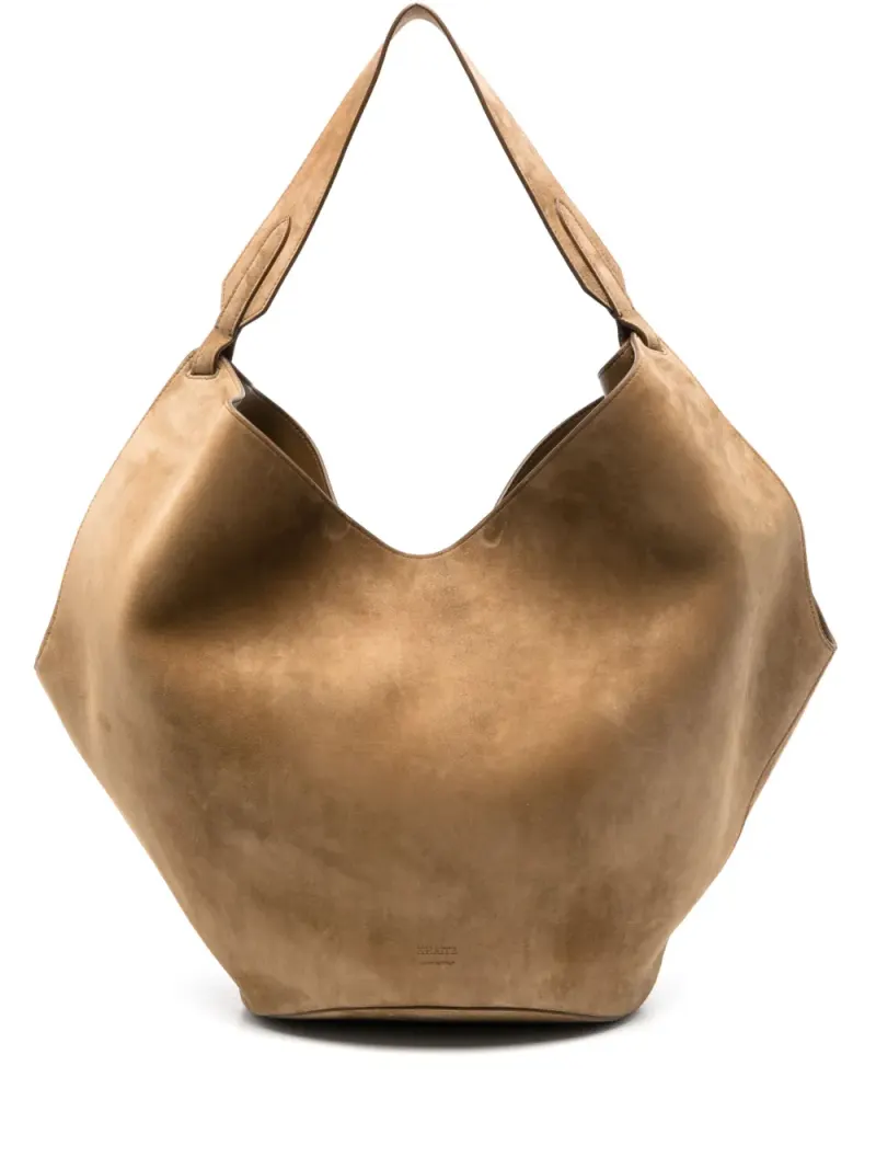 Khaite Mittelgroße Lotus Tote Bag in Braun