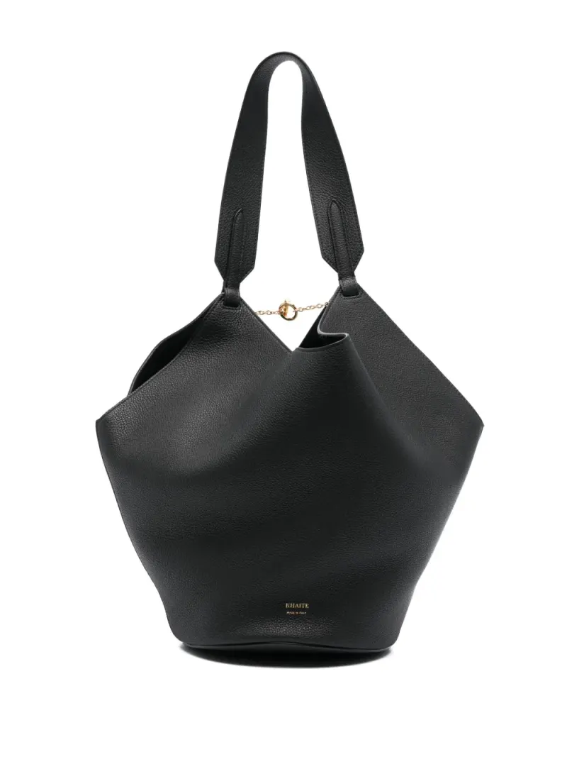 Khaite Kleine Lotus Tote Bag in Schwarz