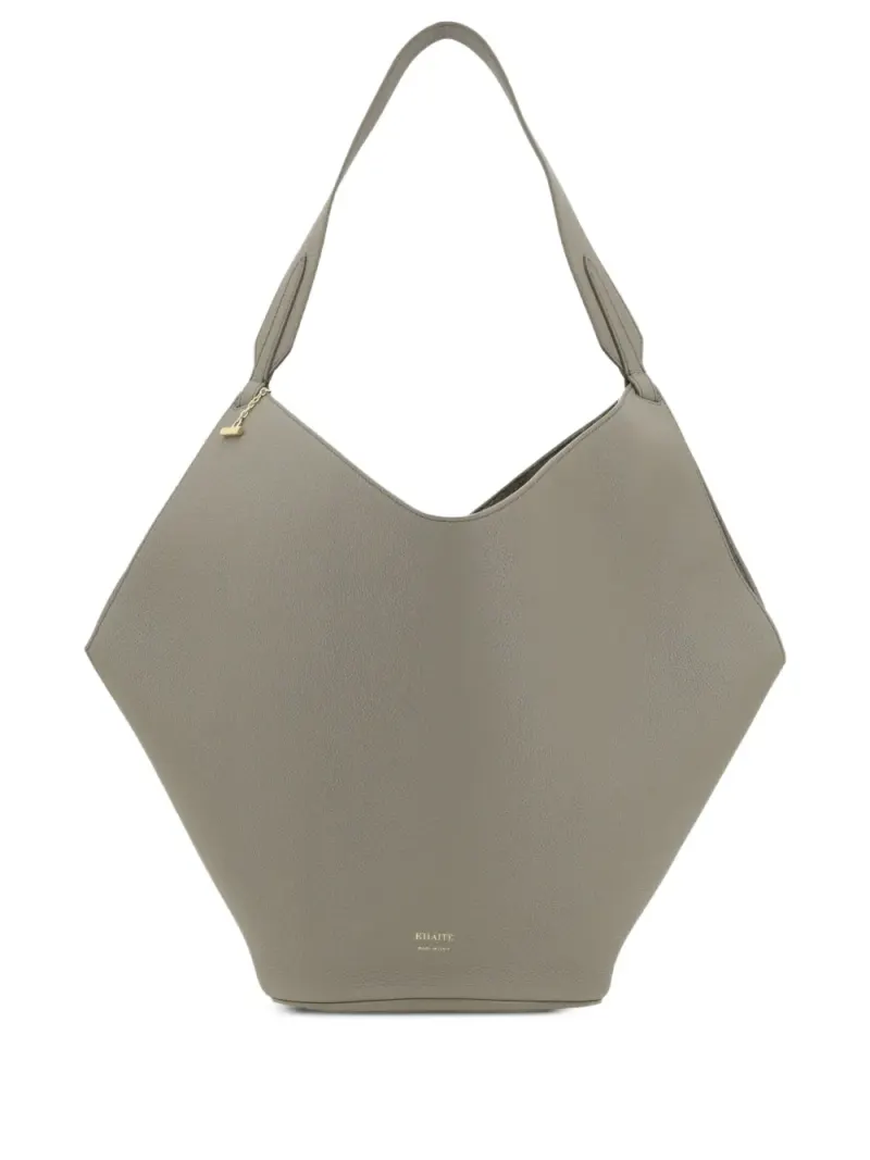 Khaite Kleine Lotus Tote Bag in Grau