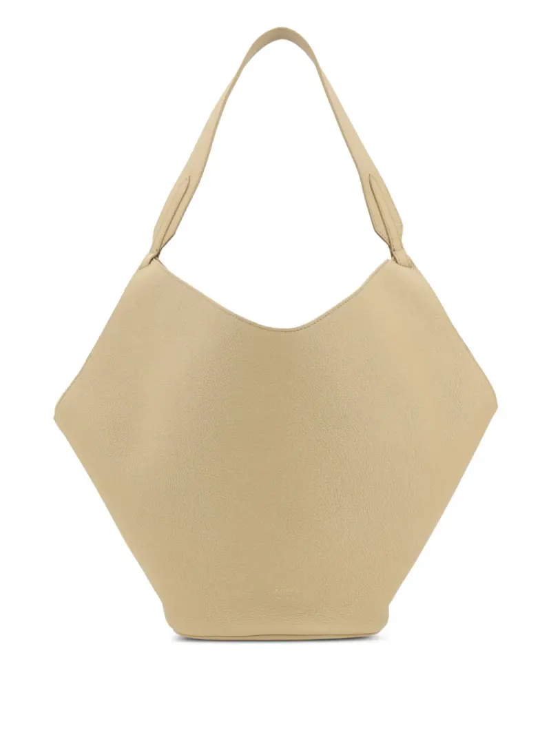 Khaite Kleine Lotus Tote Bag in Nude