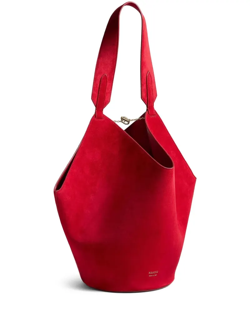 Khaite Kleine Lotus Tote Bag in Rot