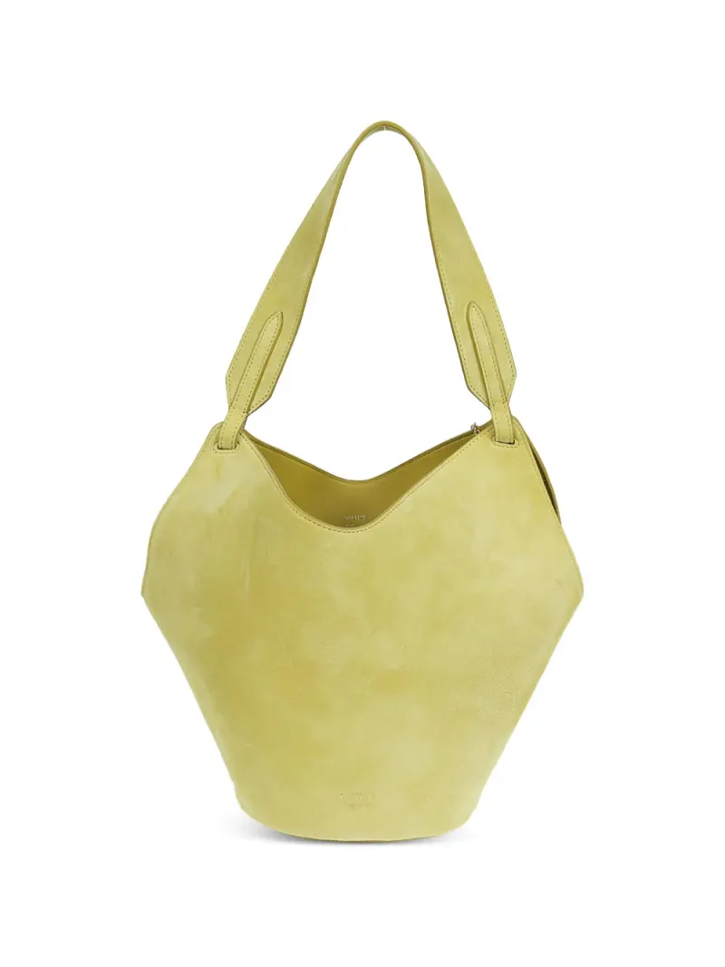 Khaite Lotus Tote Bag aus Leder in Gelb