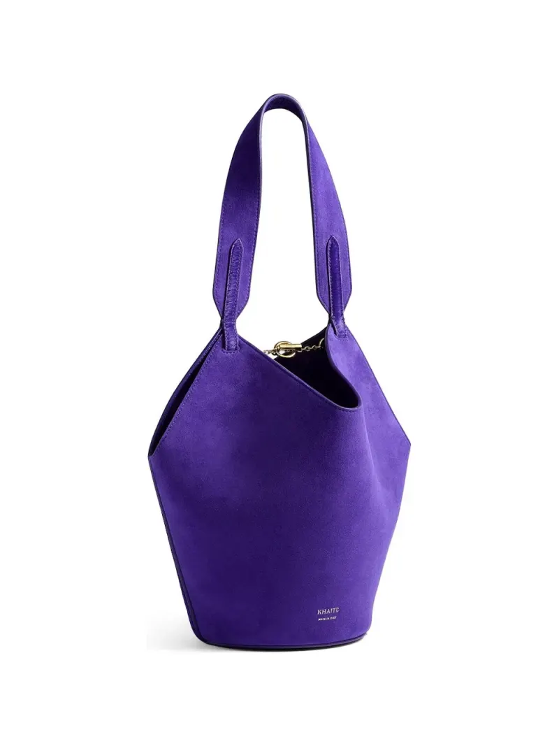 Khaite Mini Lotus Handtasche Mini in Violett