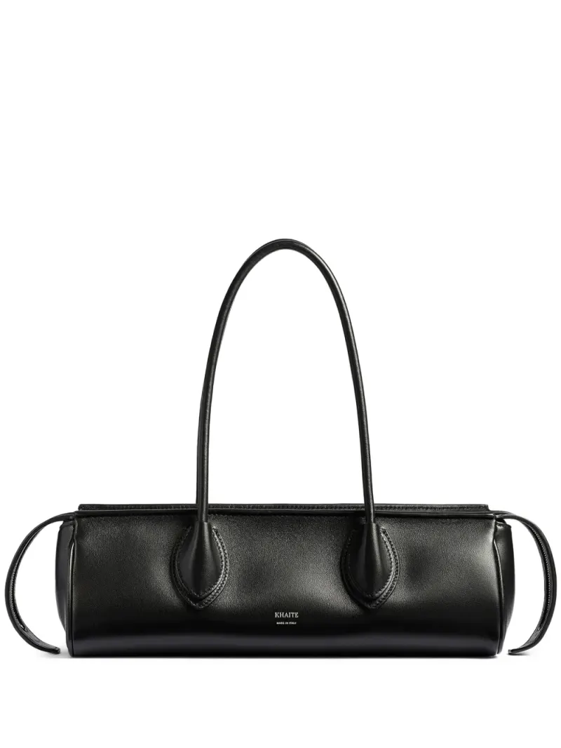 Khaite Schultertasche mit Logo in Schwarz