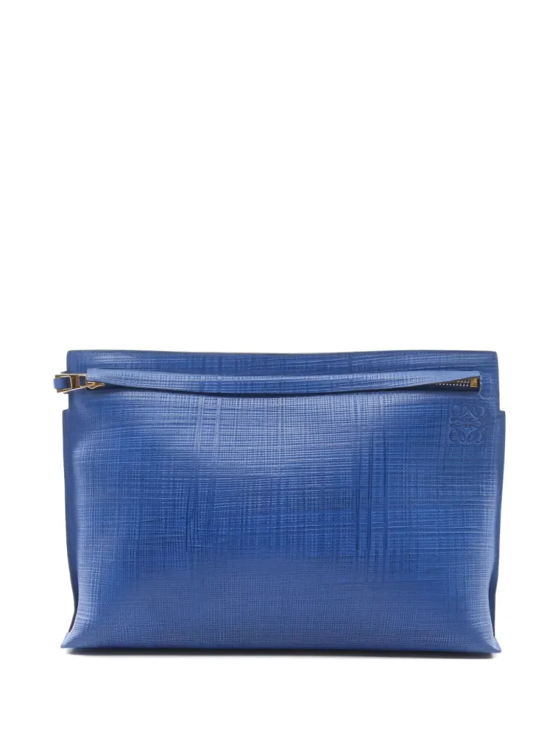 Loewe 1910s Anagram Clutch in Blau