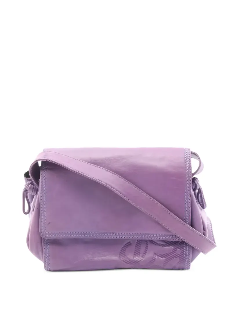 Loewe 2000s Anagram Schultertasche in Violett