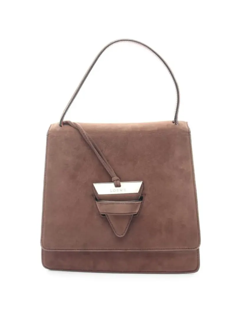 Loewe 2000s Barcelona Tote Bag in Braun