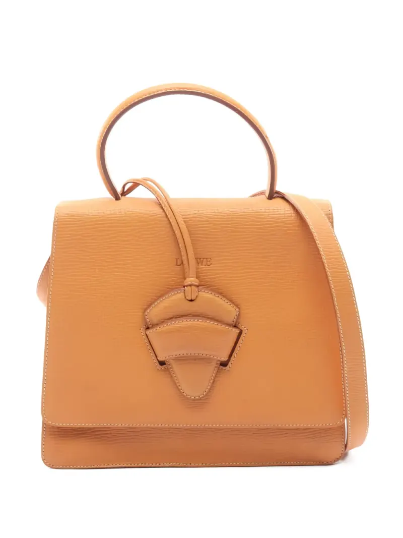 Loewe 2000s Barcelona Tote Bag in Orange