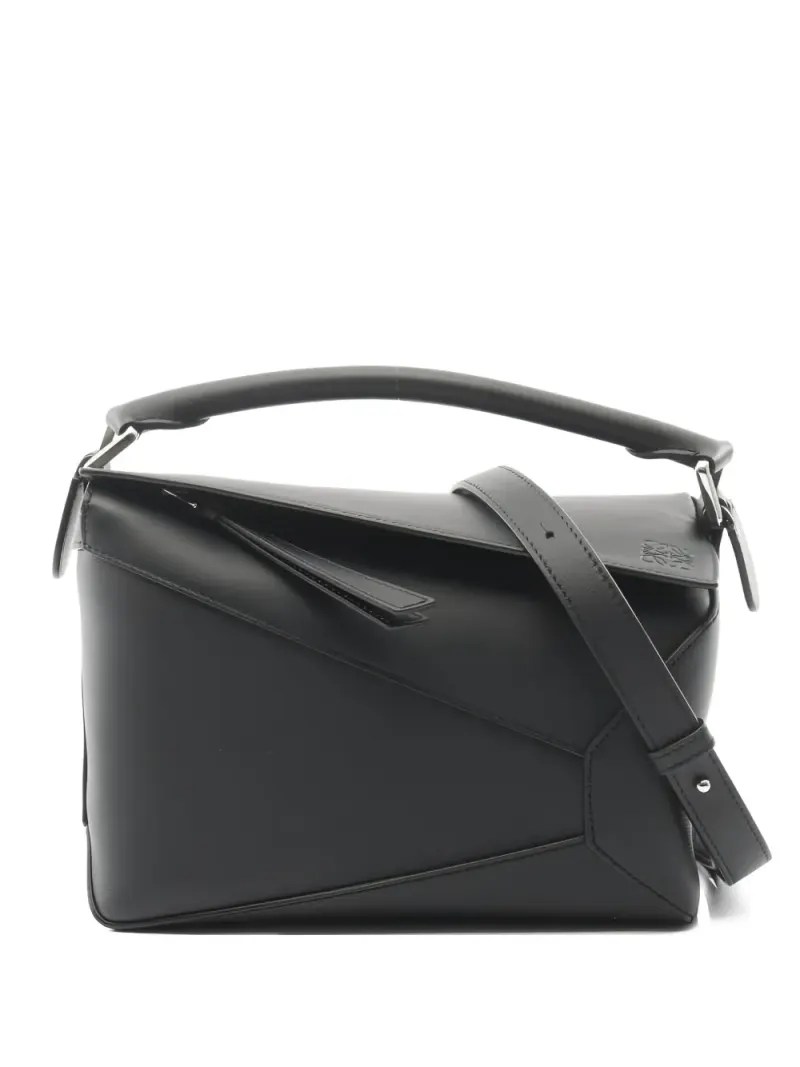Loewe 2020s kleine Puzzle Tote Bag in Schwarz