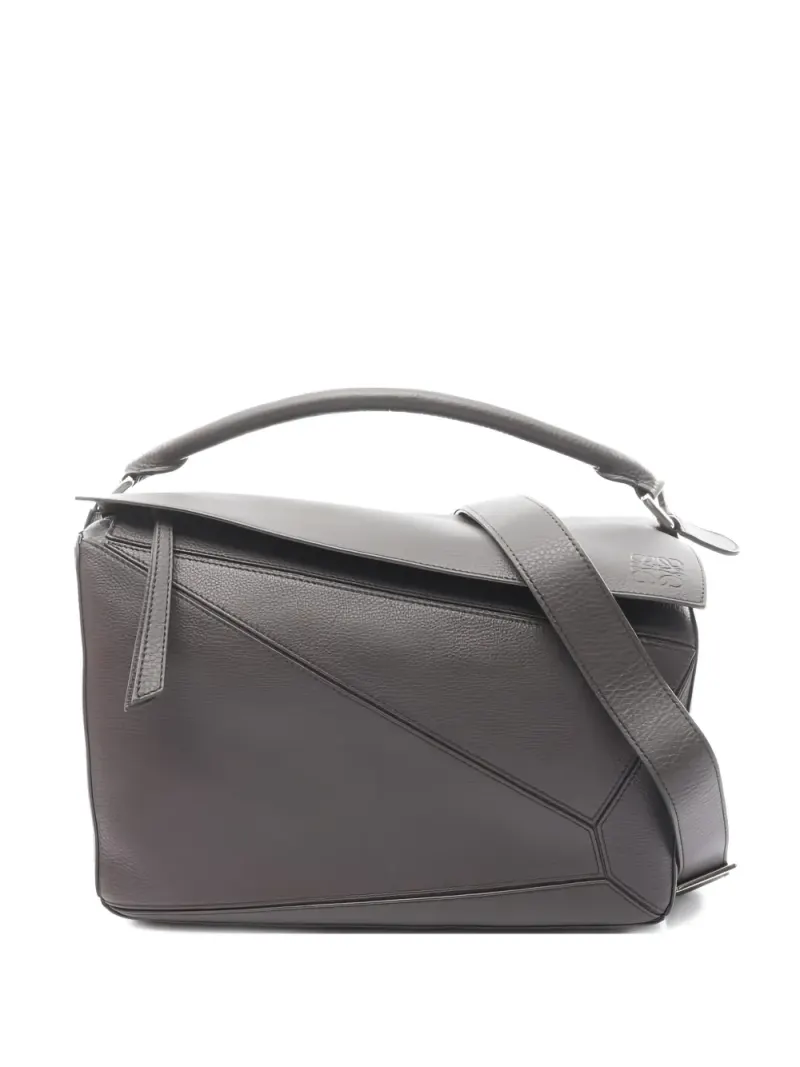 Loewe 2020s großer Puzzle Tote Bag in Grau