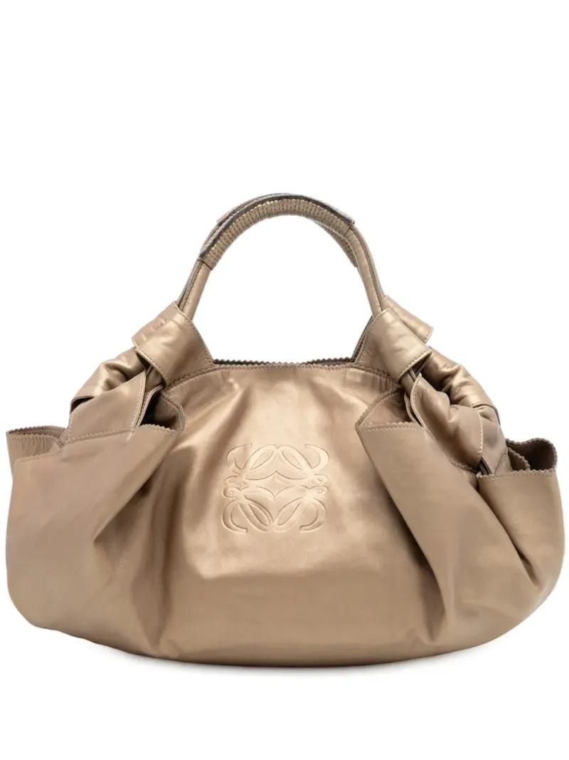 Loewe 2010 Aire Tasche aus Nappaleder in Gold Nappa-Leder