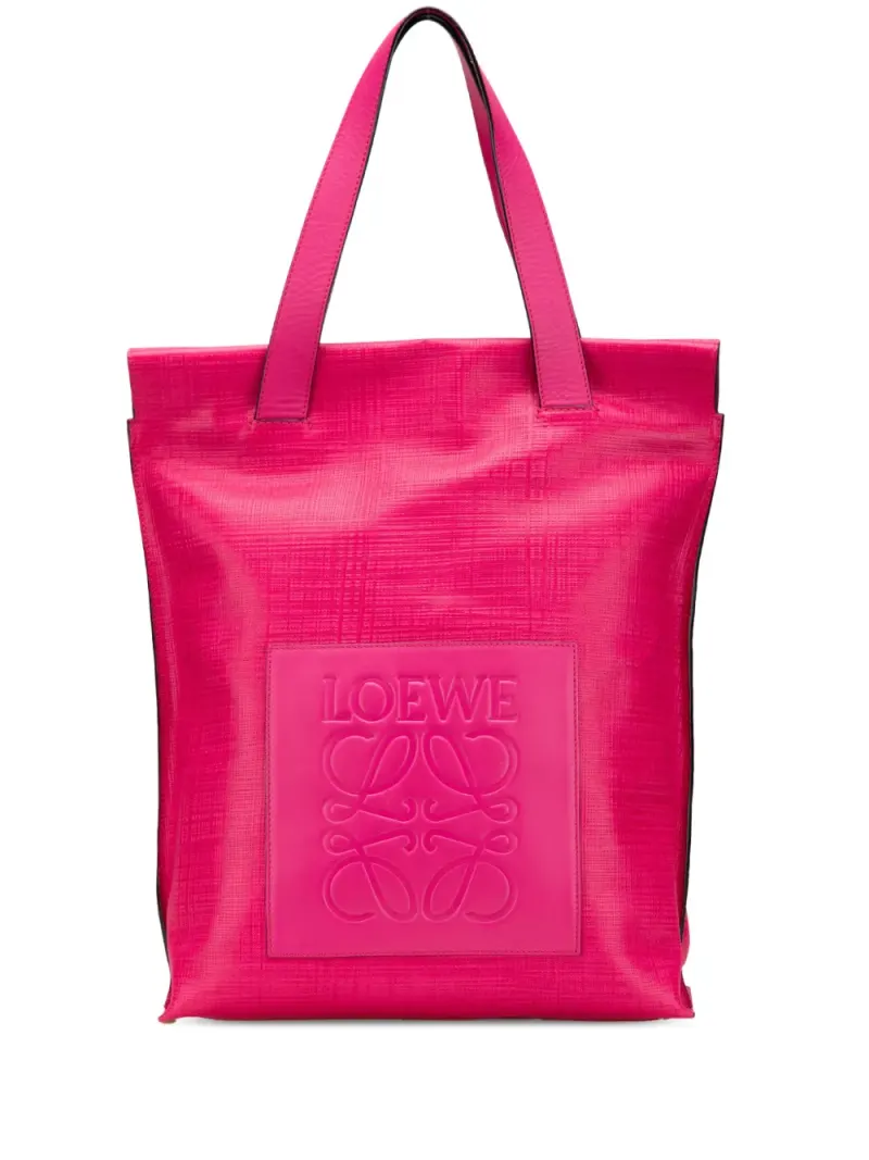 Loewe 2010-2024 Anagram Tote Bag aus Leder in Rosa