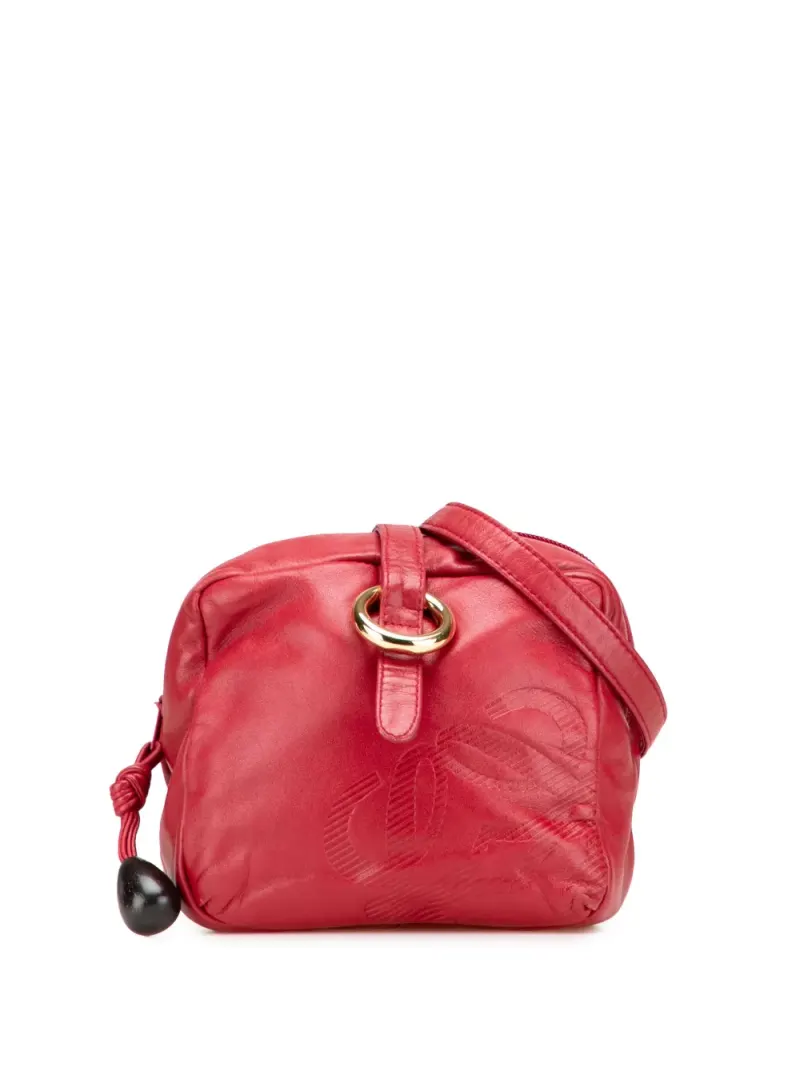 Loewe 2000-2025 Anagram Umhängetasche aus Leder in Rot