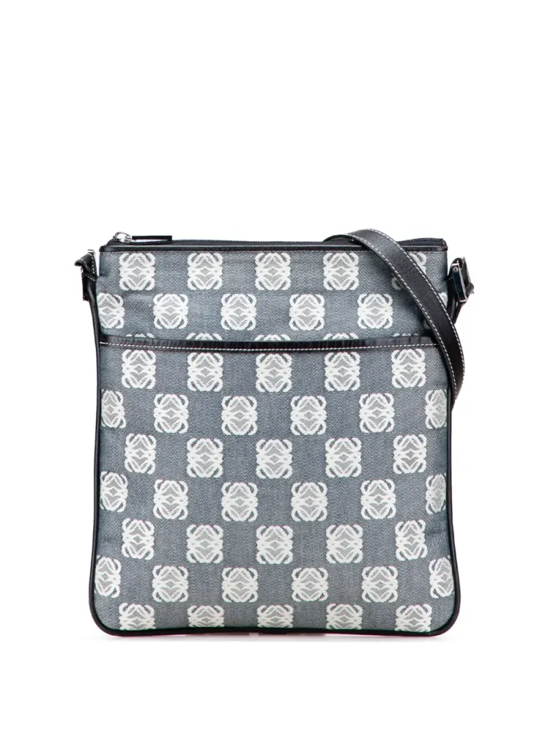 Loewe 2003 Anagram Umhängetasche aus Canvas in Grau