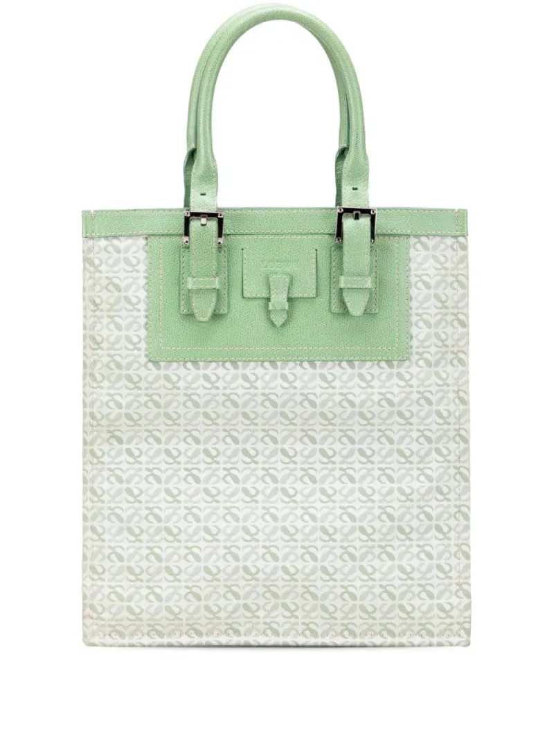 Loewe 2007 Anagram Handtasche aus Canvas in Grün