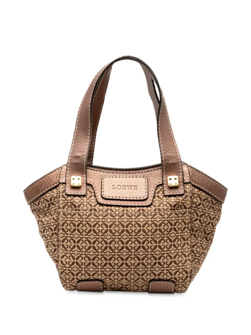 Loewe 2007 Anagram Handtasche aus Canvas in Braun