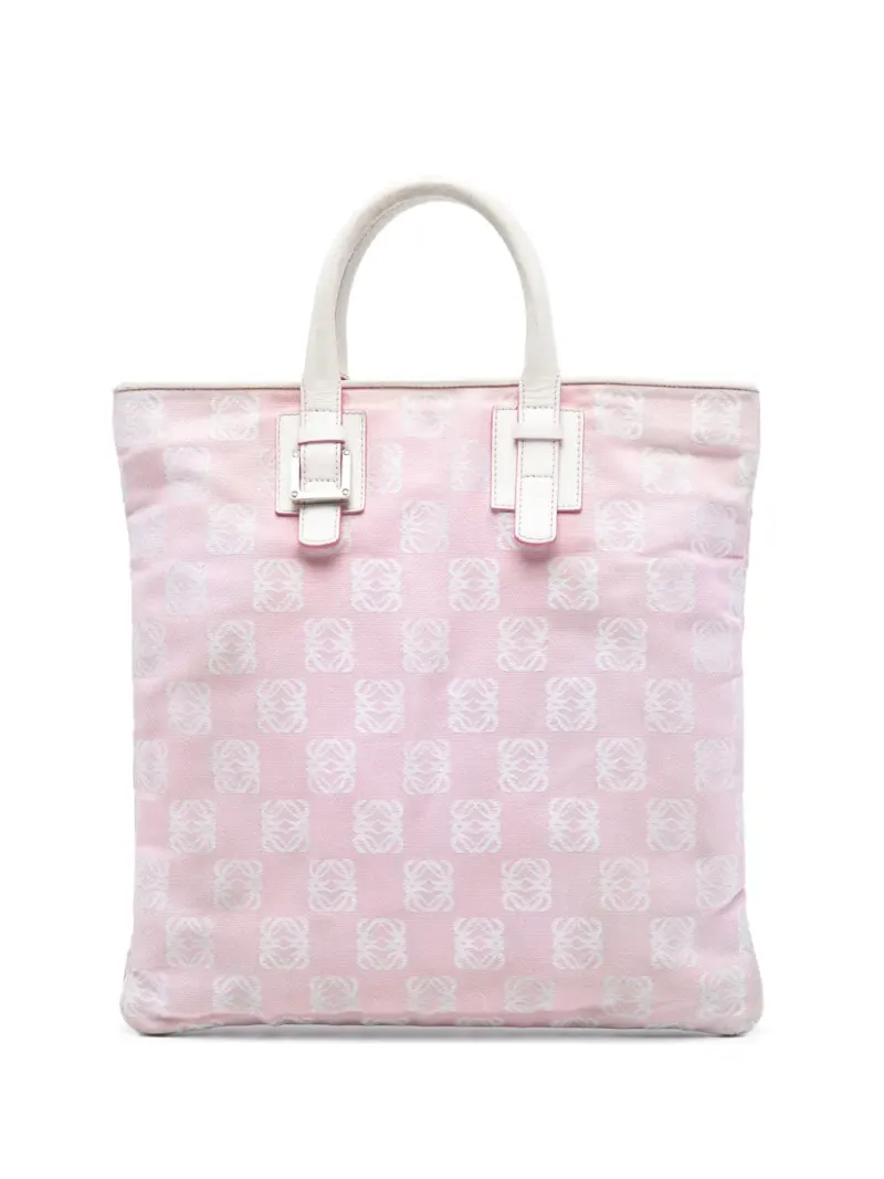 Loewe 2004 Anagram Handtasche aus Canvas in Rosa