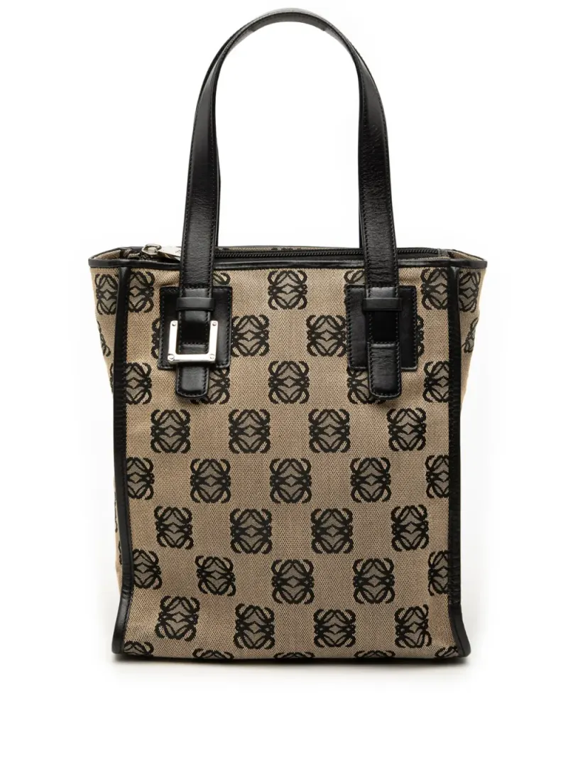 Loewe 2003 Anagram Handtasche aus Canvas in Nude