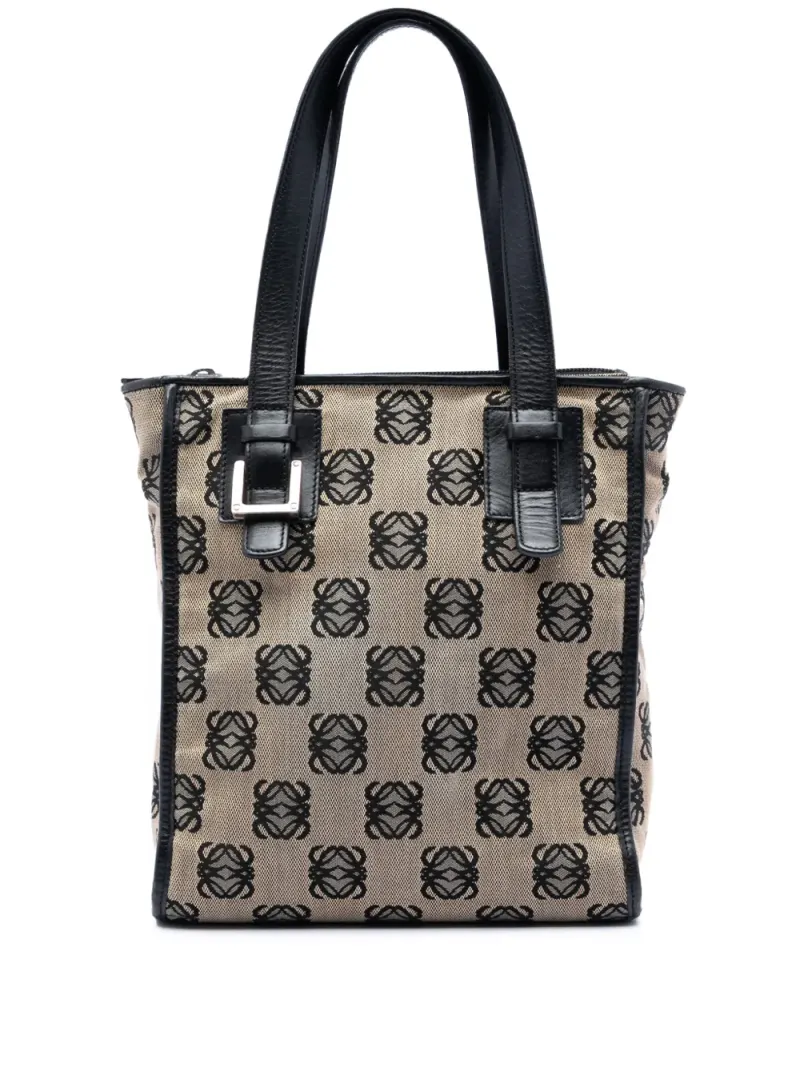 Loewe 2003 Anagram Handtasche aus Canvas in Nude