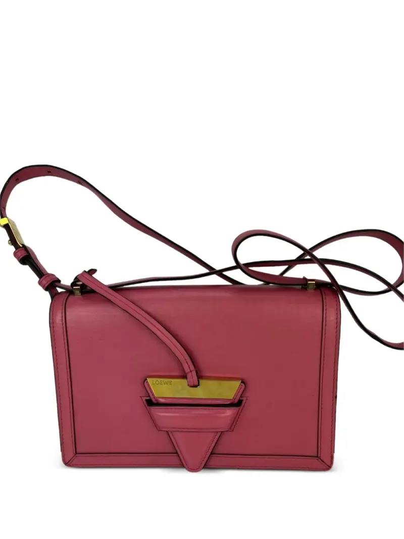 Loewe Mittelgroße Barcelona Schultertasche in Rosa