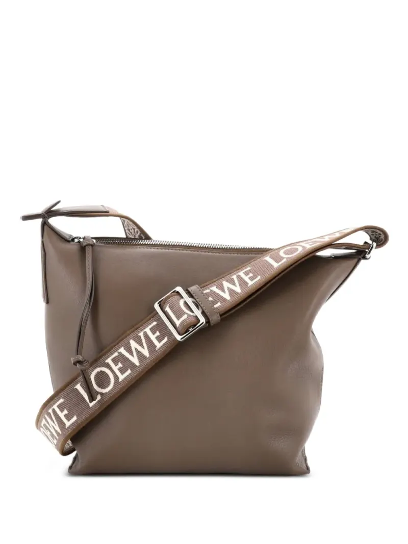 Loewe Kleine Cubi Umhängetasche in Grün