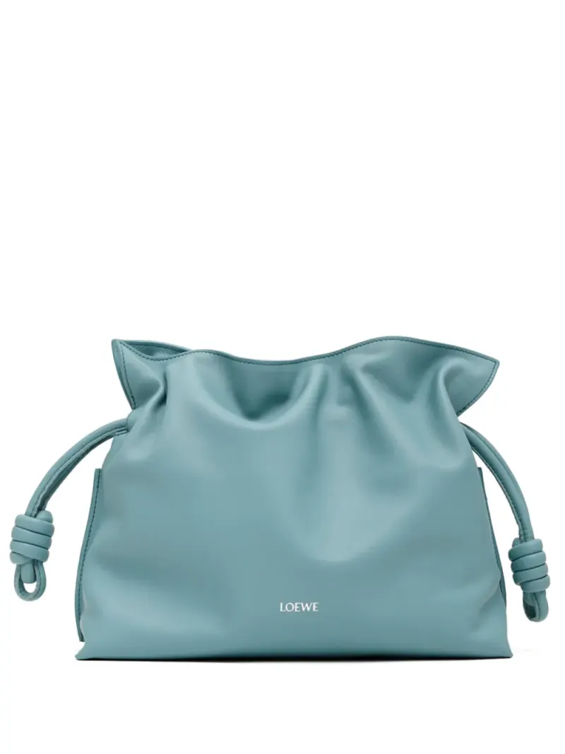 Loewe Mittelgroße Flamenco Clutch in Blau