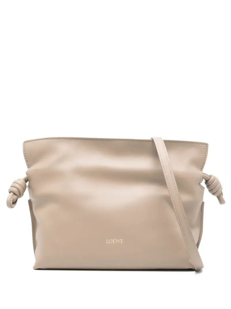 Loewe 'Flamenco' Clutch in Nude