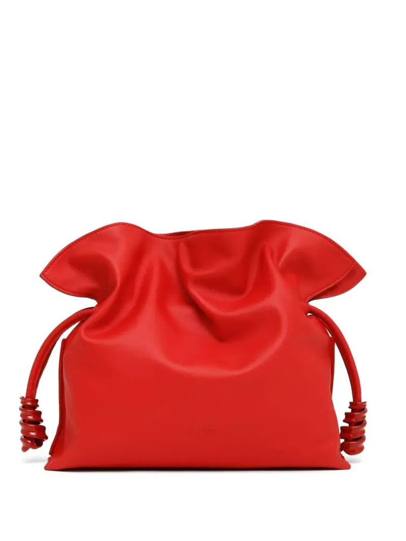 Loewe Mittelgroße Flamenco Clutch in Rot