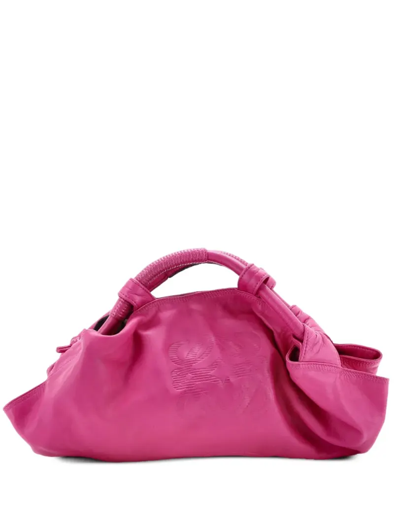 Loewe Front Pocket Nappa Aire Leather hobo bag in Rosa Nappa-Leder