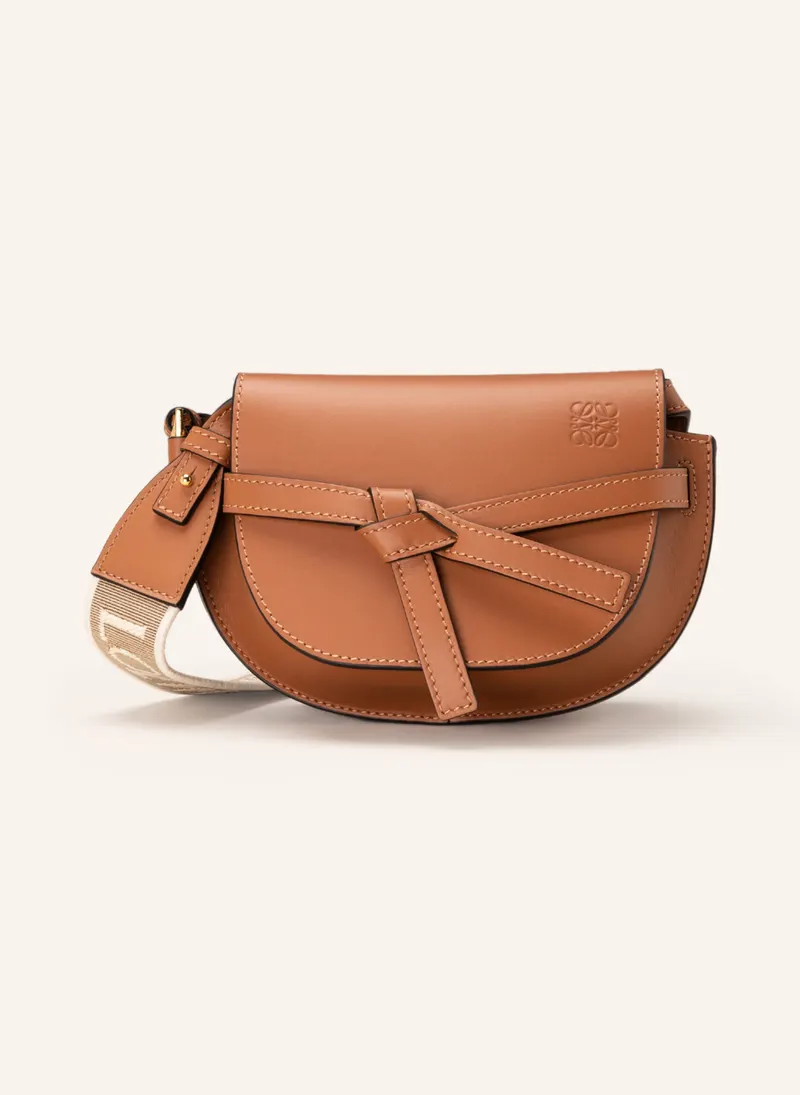 Loewe Gate Dual Mini in braun – Umhängetasche