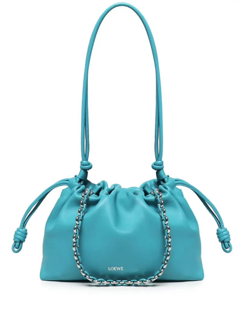Loewe Handtasche aus Leder in Blau