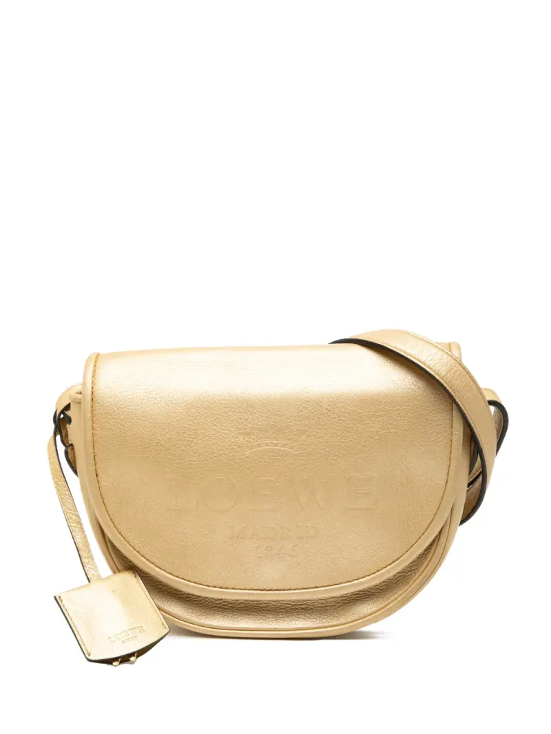 Loewe 2009 Leather Heritage Umhängetasche in Gold