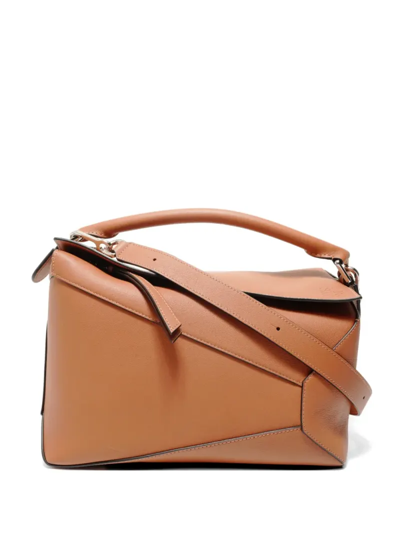 Loewe 2019-2026 MediumPuzzle shoulder bag in Braun