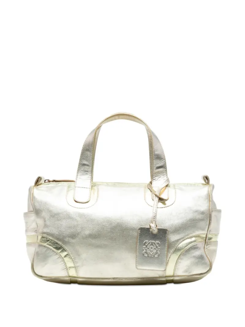 Loewe 2007 Metallic Leather handbag in Gold