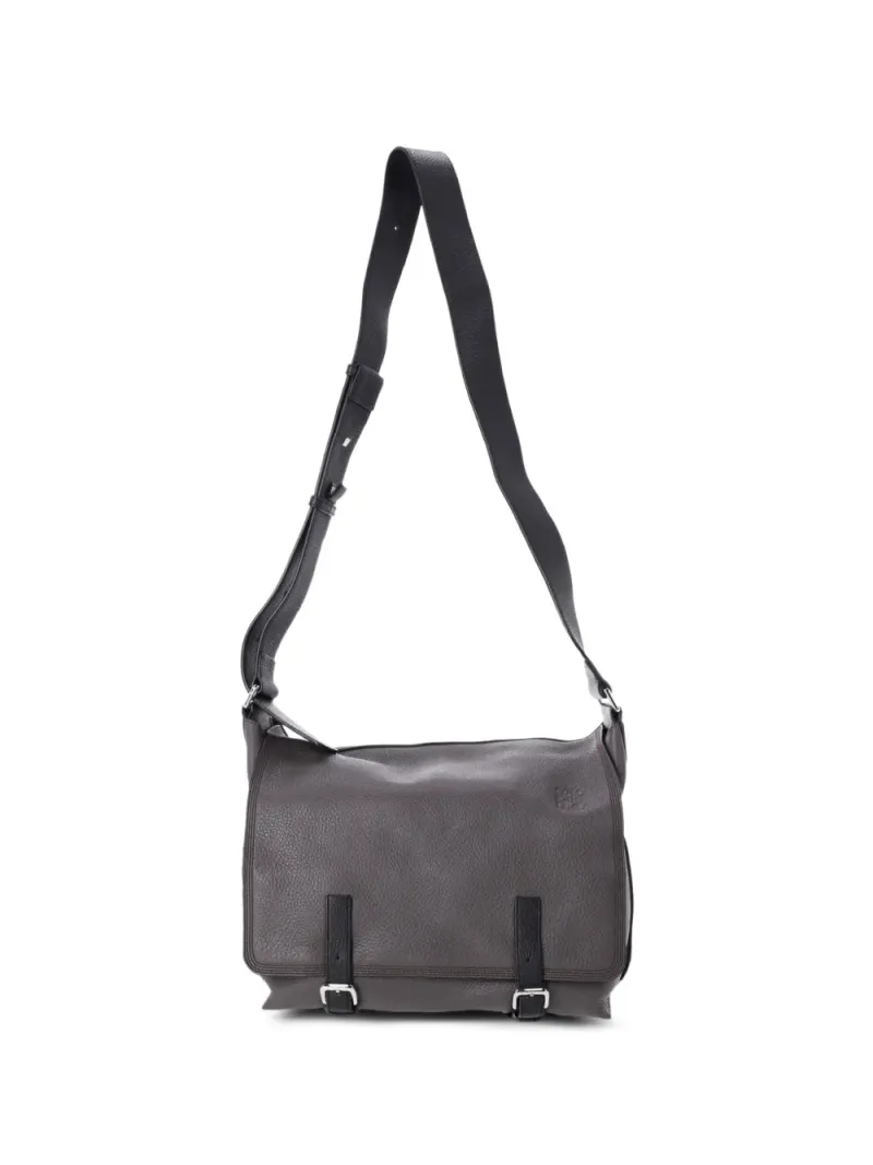 Loewe Große Military Kuriertasche in Grau