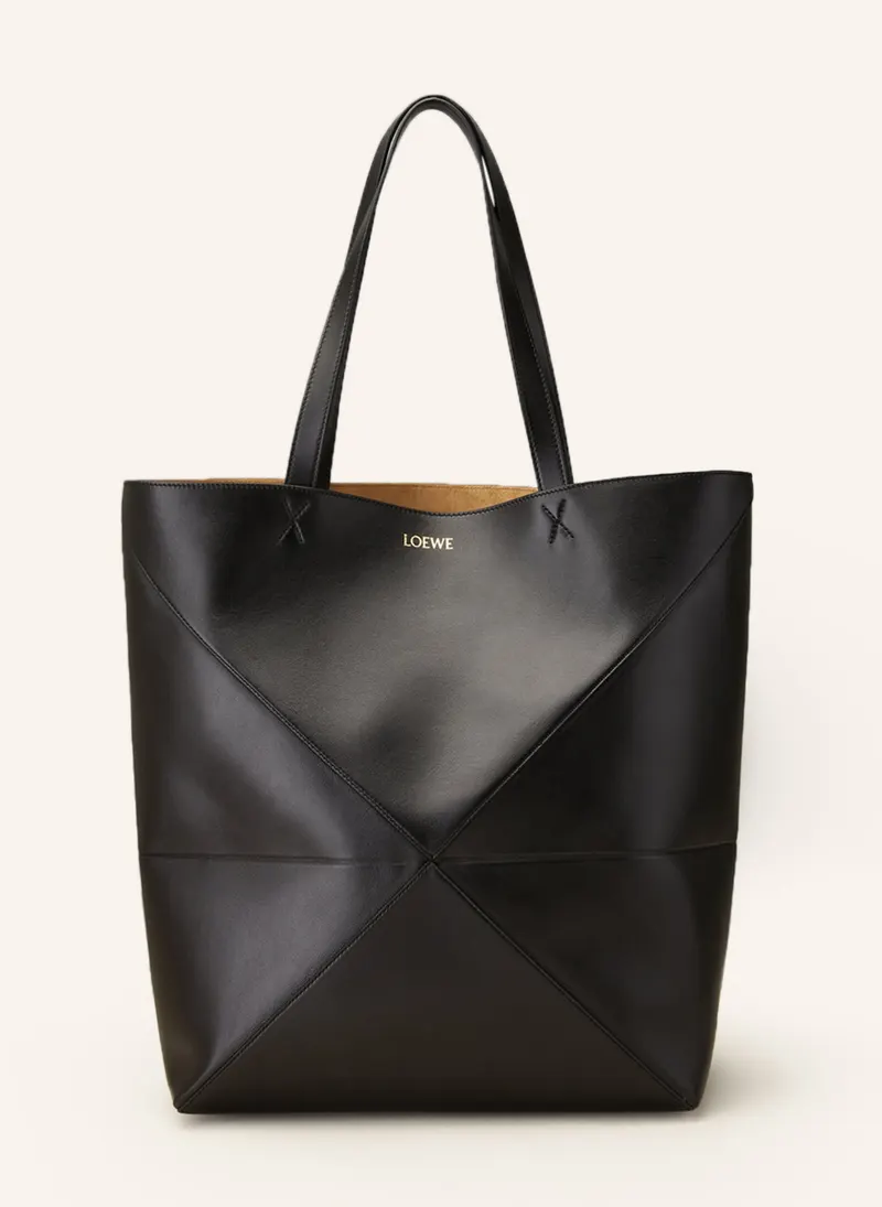 Loewe Puzzle Tote Large in schwarz – Handtasche