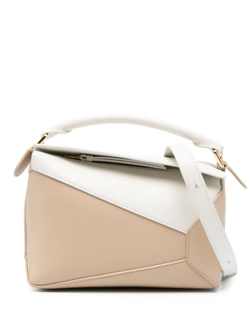 Loewe Kleine Puzzle Handtasche in Nude
