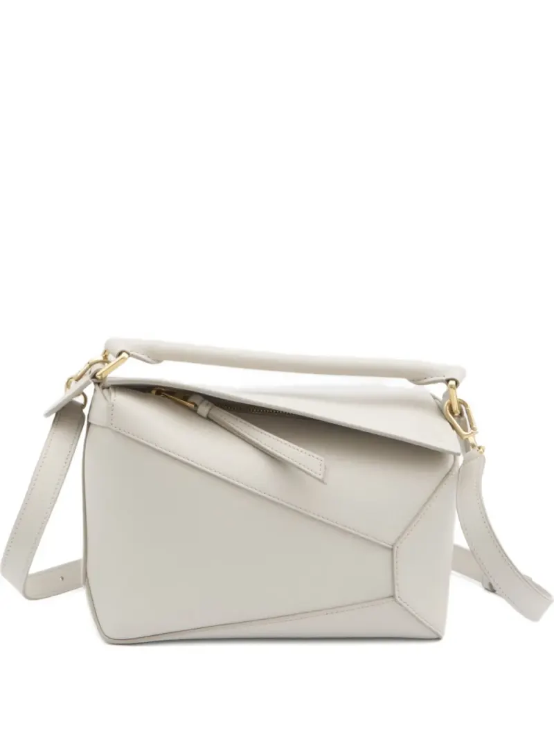 Loewe Kleine Puzzle Handtasche in Nude