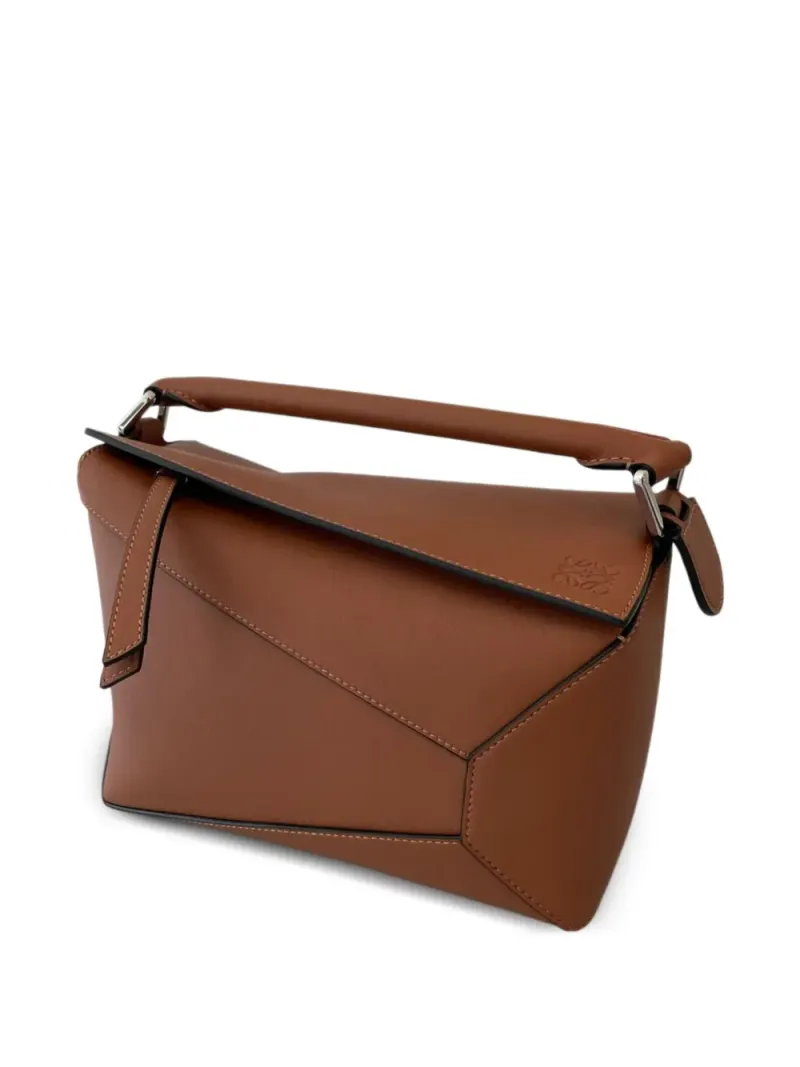 Loewe Kleine Puzzle Handtasche in Braun
