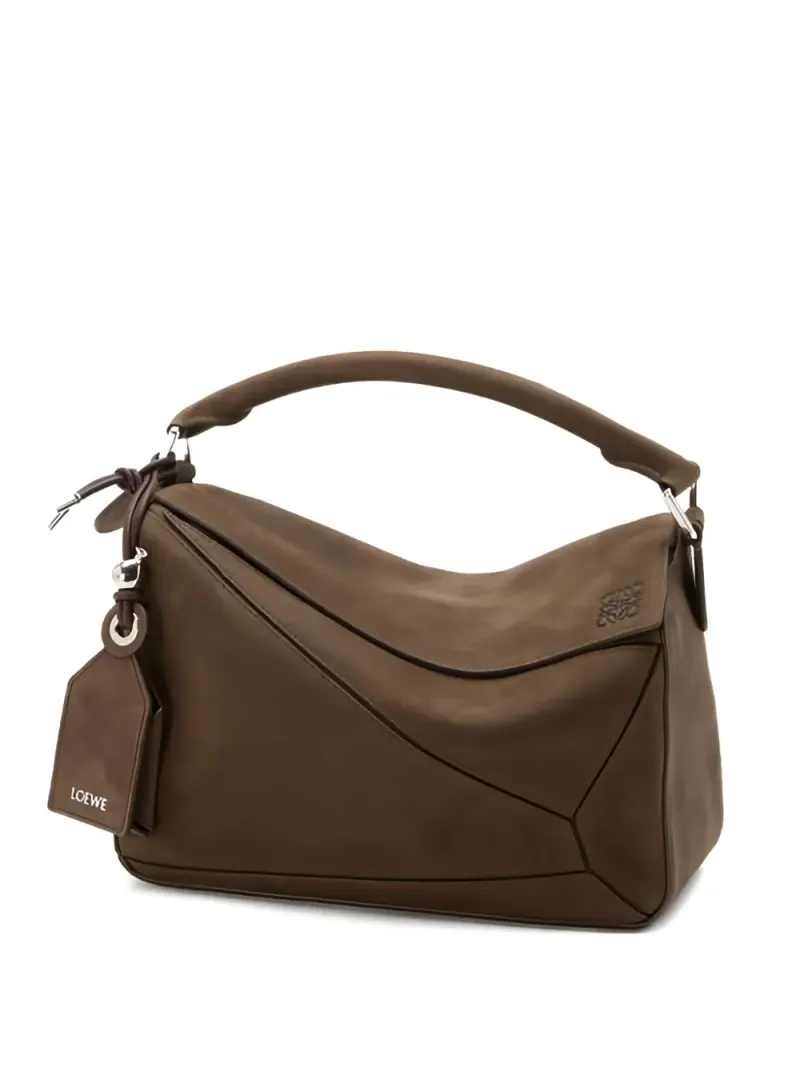 Loewe Kleine Puzzle Handtasche in Braun