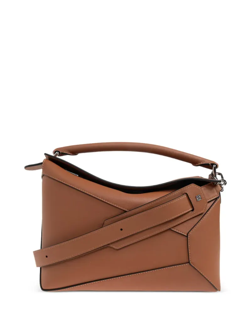 Loewe Kleine Puzzle Handtasche in Braun