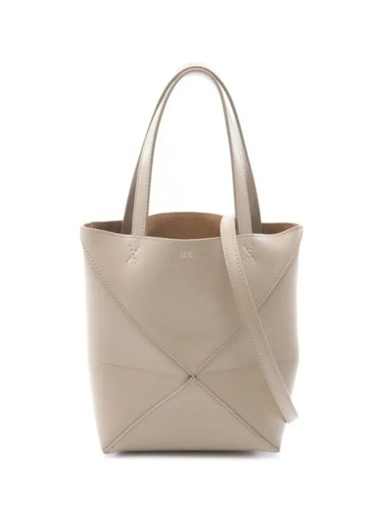 Loewe 2020 pre-owned Puzzle Shopper in Nude